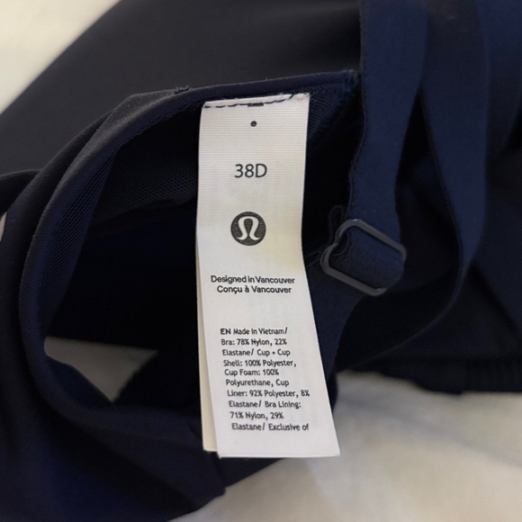 Lululemon Energy Zip-Front Bra High-Support B-G Cups - Picture 5 of 9
